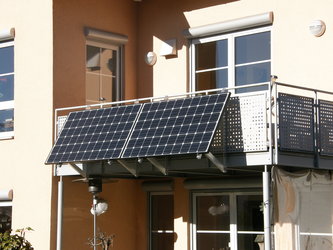 Balkonsolaranlage