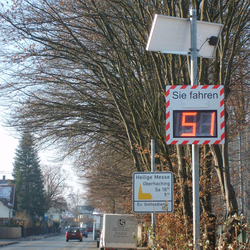 Autarke Solaranlage für Verkehrstechnik