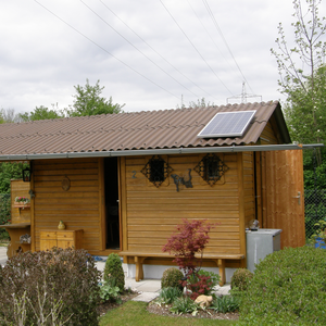 Autarke Solaranlage für Schrebergärten, Berghütten, Wochenendhäuser, Kleingärten, usw.